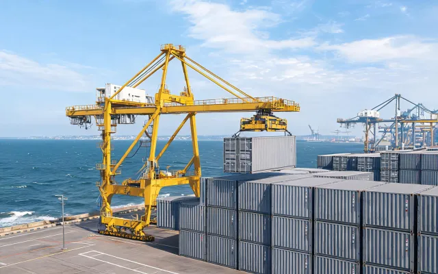 Port container gantry crane